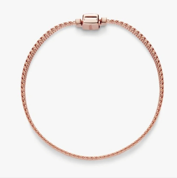 Pandora Reflexions™ Mesh Bracelet14k rose gold plating Brand New - Picture 3 of 15